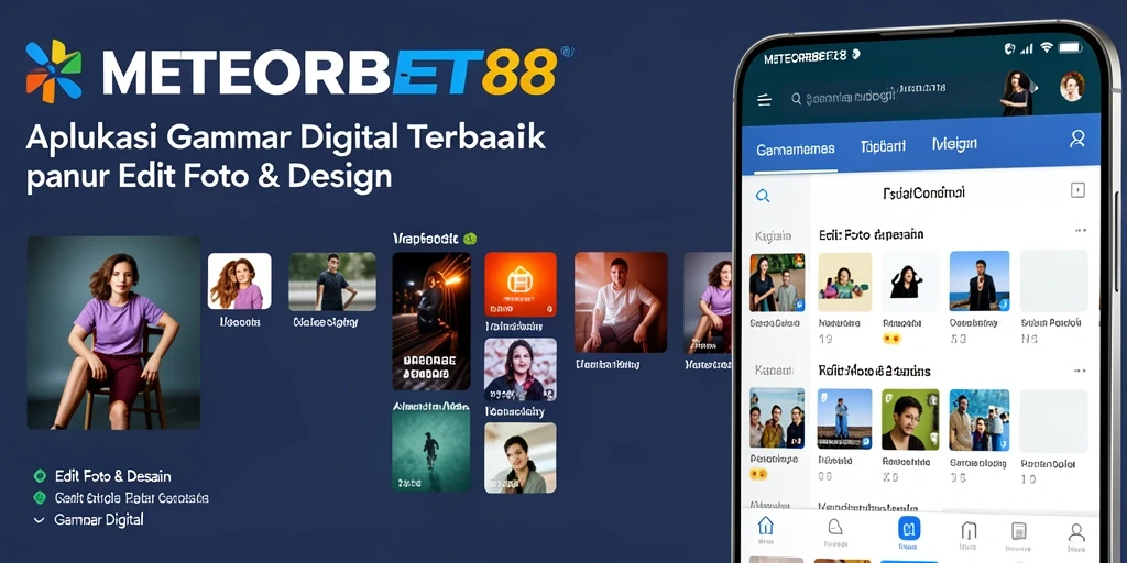 Antarmuka modern dan fitur lengkap dari METEORBET88.