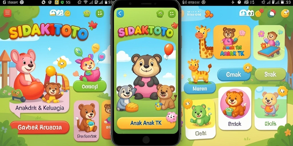 Antarmuka interaktif dan menyenangkan dari SIDAKTOTO.